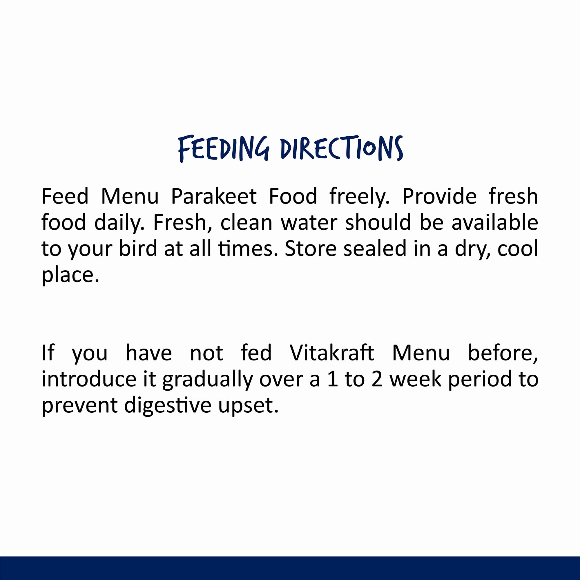 Vitakraft Menu Premium Parakeet Food Vitamin Fortified Daily Pet Bird Food Walmart Com