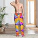 thumbnail image 2 of Fotbe Magic Mushrooms Pantalones de Pijama para Hombre, Pantalones de Dormir, Pantalones de Casa con Cintura Ajustable y Bolsillos-X-Large, 2 of 6