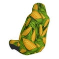 thumbnail image 2 of Wukai Fresh Corn 1 Full Set Car Seat Covers with Soft Padding Universal Auto Front Seats Protector and Cushion Mat, 2 of 5