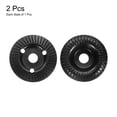 thumbnail image 3 of Uxcell 2pcs Wood Carving Wheel Set 4.5" Wood Shaping Disc Wood Shaper with 7/8" Arbor for 4.5" 5" Angle Grinder Wood Cutting, 3 of 7
