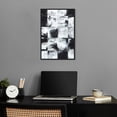 thumbnail image 3 of Mosaic Minds Masculine Abstract Man Cave Canvas Wall Art by Notoriart, Black Floater Frame, 16"x24", 3 of 7