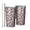 Black and Pink Leopard Print-1, variant on Brown and Beige Leopard Print Car Tumbler 1 Pack, Vacuum Insulated Reusable Thermal Cup Sweat-free Exterior Gifts Ideas for Birthday Holiday Party