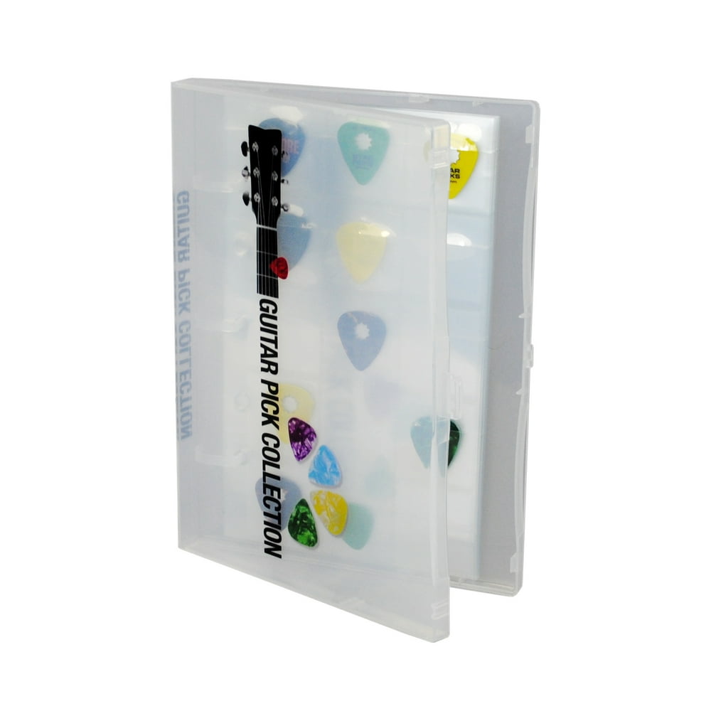 Guitar Pick Collection Kit, Holds 225 picks, Clear