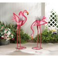 thumbnail image 3 of Metal Flamingo Planter - Head Up, 3 of 3