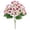 Hot Pink, variant on 1 Pc Artificial Morning Glory Flowers UV Resistant Faux Silk Plastic Fake Flower Bundles for Outdoor Indoor Porch Patio Planter Window Box Garden Home Decor, 12.2 Inch, Pink