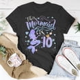 thumbnail image 5 of 10Th Birthday This Mermaid Is 10 Girl 10 Year Old TShirt, 5 of 6