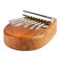 thumbnail image 4 of Mini Kalimba, Portable Lightweight Easy To Play Intuitive Layout Mini Wood Finger Piano Unique Shape With Lanyard For Beginner For Performance, 4 of 8
