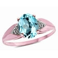thumbnail image 3 of Star K � Oval 9x7 Genuine Sky Blue Topaz trillion miracle setting wide band Ring, 3 of 9