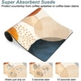 thumbnail image 2 of Coffee Mat, 12"x19" Boho Theme Coffee Bar Mat for Coffee Station Accessories and Organizer, Absorbent Dish Drying for Kitchen Counter, Cute Abstract Stones Coffee Bar Decor Coffee Machine Mat, 2 of 6