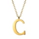 thumbnail image 1 of PROSTEEL Colgante Inicial C Collar de oro con letra del alfabeto, collar de acero inoxidable para mujeres y niñas, regalo de cumpleaños de joyería con encanto de nombre personalizado, 1 of 7