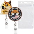 thumbnail image 1 of Shiyou-Baguette Drôle, Clip Rétractable pour Paramédic, Enseignant, Infirmière, Accessoires, Doge 3, 1 of 4