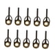 thumbnail image 3 of 10 piezas de guías de varillas resistentes anillos de punta Kit de reparación de poste de ojos de cerámica , 1.6mm DYNWAVEMX Guías de caña de pescar, 3 of 7