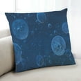 thumbnail image 1 of Ahgly Company Color Focus Blue Indoor Throw Pillow, 18 inch by 18 inch, 1 of 6