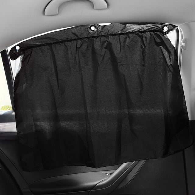 HEALEEP 2Ud Car Window Shades En Tela Para Protección Contra Luz Y Calor Con Succión Segura