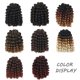 thumbnail image 2 of Nvzi Cabello de ganchillo Bounce de 8 pulgadas, cabello de ganchillo rizado con varita, cabello corto rizado para trenzas, cabello de ganchillo Jumbo Passion Twist para mujeres, paquete de 6, B, 2 of 2