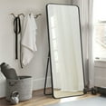 thumbnail image 2 of Full Length Mirror Floor Rectangle Black 64"x22", 2 of 5