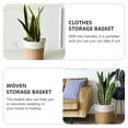 thumbnail image 6 of CIMAXIC Multipurpose Woven Basket Assorted Color Portable for Household Storage 2Pcs, 6 of 6