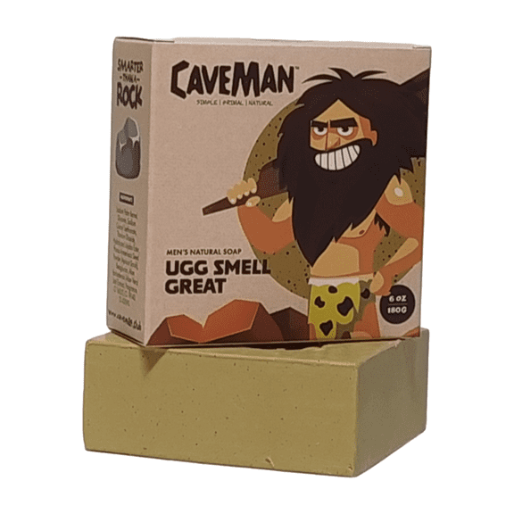Caveman Men's Natural Soap: Ugg Smell Great (180g)