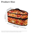 thumbnail image 6 of HELLHERO Autumn Pumpkin Maple Leaf Travel Steam Iron Bag Polyester Easy to Clean with Handle and Zipper Indoor, Bag Only, 6 of 6