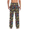 thumbnail image 5 of Crayons and Rainbows Hearts Mens Pajama Pants Cotton Elastic Waistband Lounge Sleep Pajama Bottoms Pj with Pocket, 5 of 7