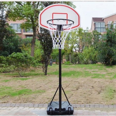 Zimtown 5.4'-6.7' Height Adjustable Basketball Hoops, Movable Zimtown 5.4'-6.7' Height Adjustable Basketball Hoops, Movable / Portable Basketball Goals - Zimtown 5.4'-6.7' Height Adjustable Basketball Hoops, Movable