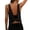 #171-Black, variant on Women's Racerback Workout Tops Solid Color Twist Back Loose Fit for Gym Yoga Running