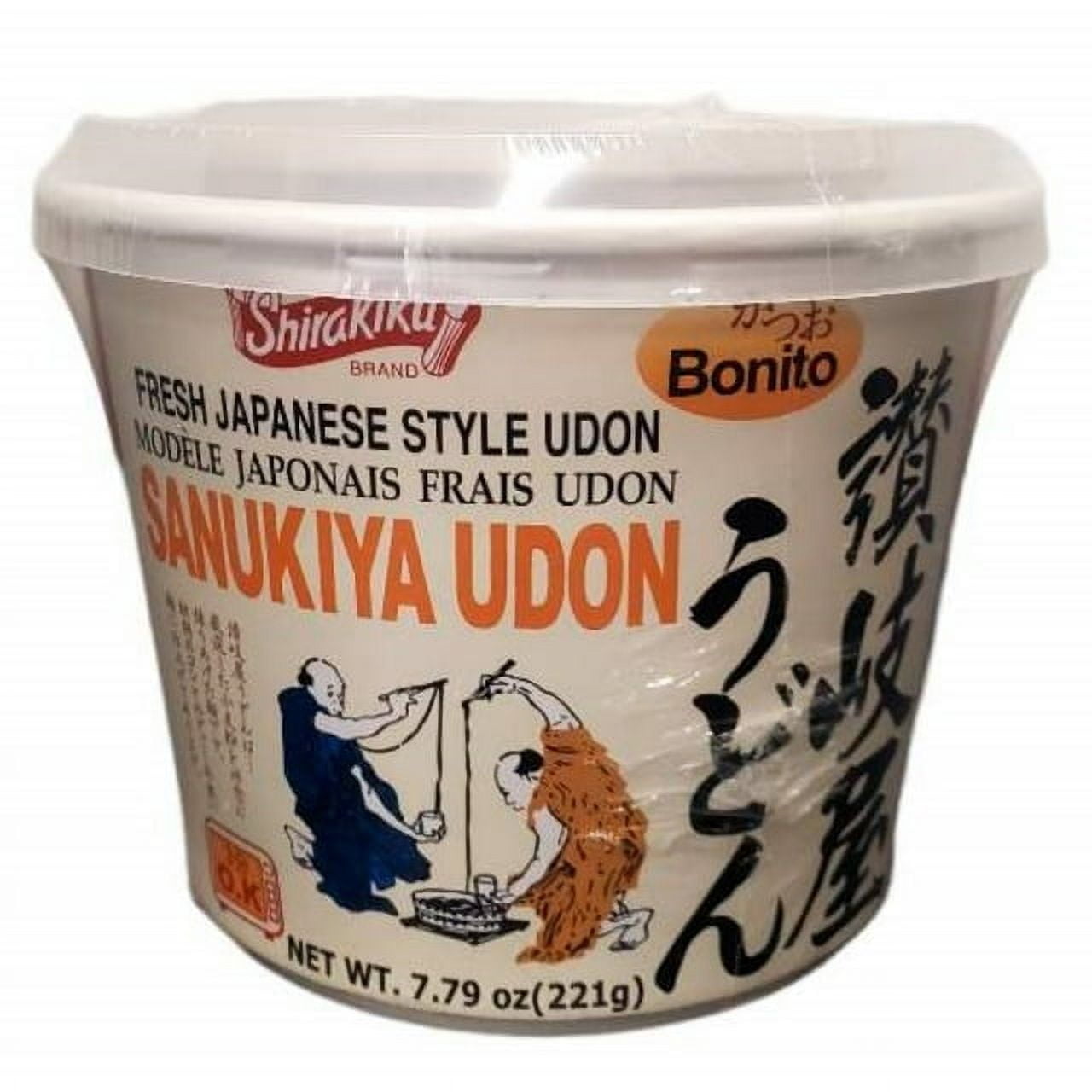 Shirakiku SANUKIYA Instant Noodle cups, 7.16oz Each - Udon Shirakiku SANUKIYA Instant Noodle cups, 7.16oz Each - Udon