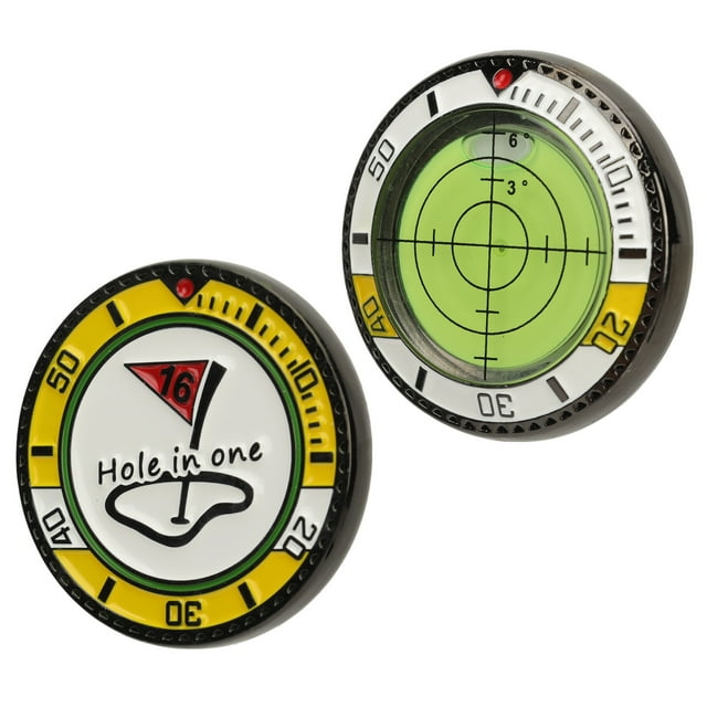 Golf Balle de Lecture Verte avec Niveau de Bulle, Accessoire de Golf pour Hommes et Femmes