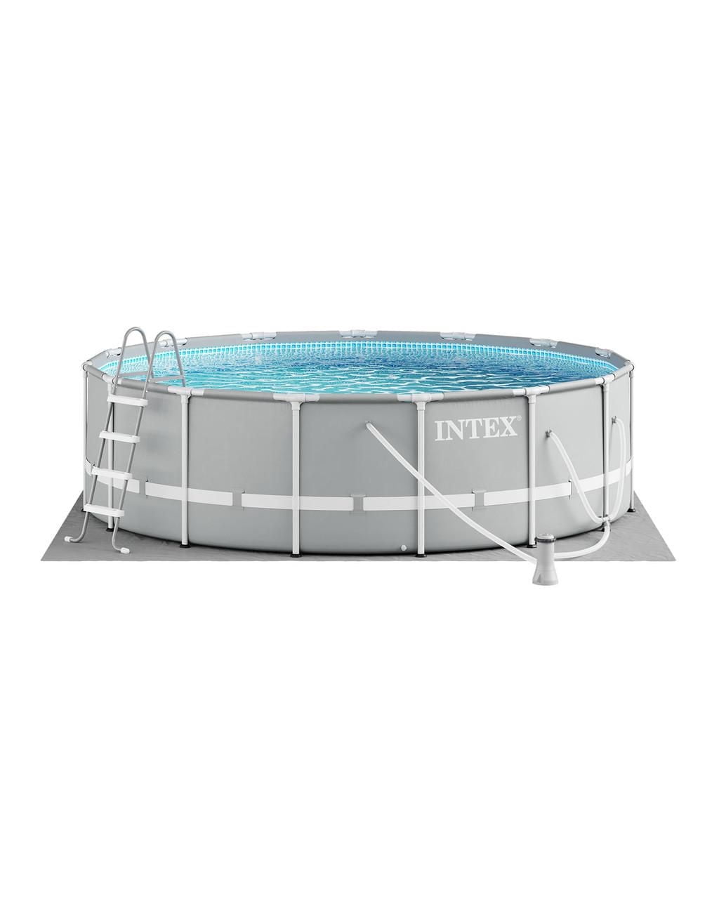 Ensemble de piscine hors sol Intex Prism Frame 15 pi x 48 po