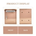 thumbnail image 2 of Box Post Suggestion Walllock Mounted Donation Metal Ballot Cards Letter Lockable Collecting Drop Boxes Garden Money, 2 of 7
