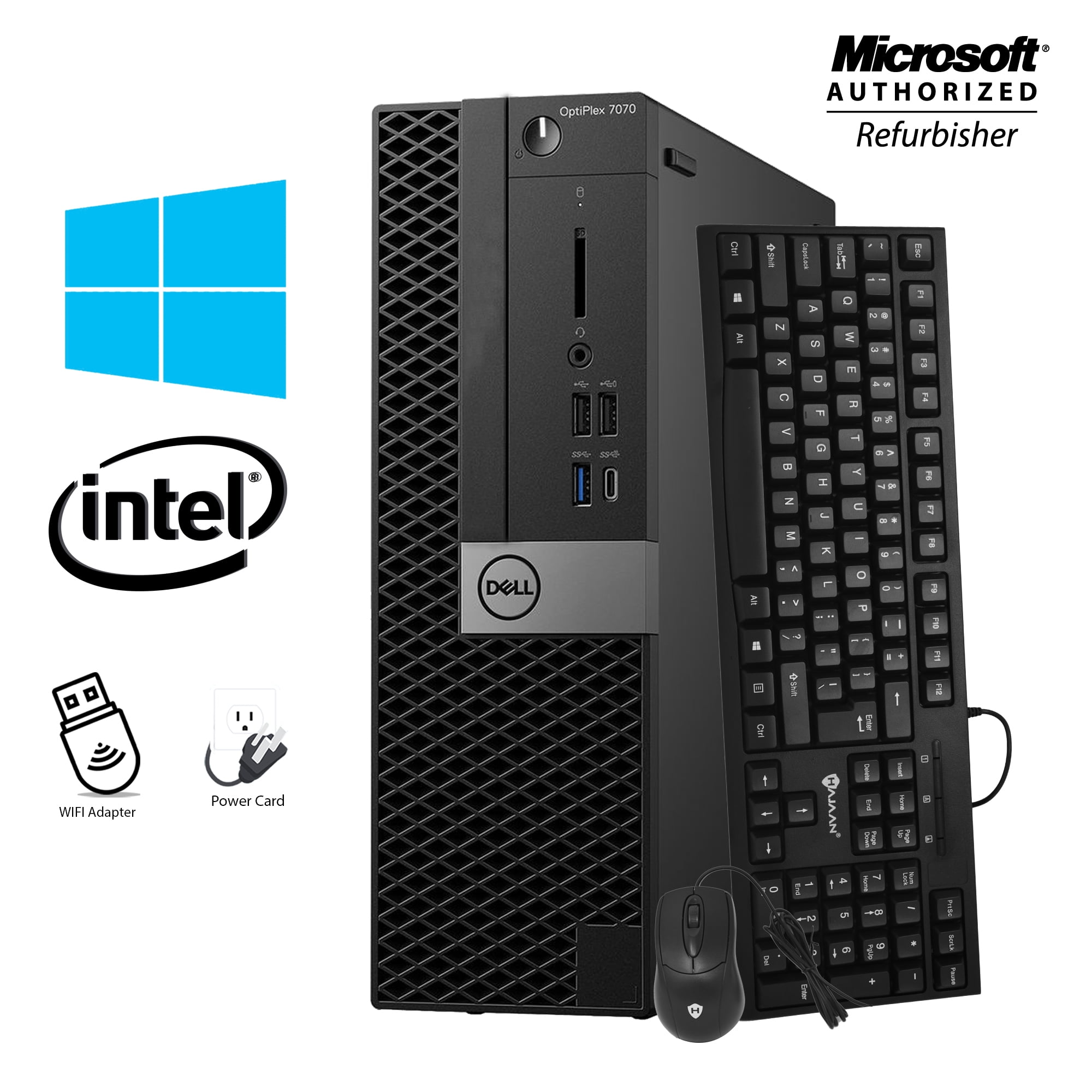 Business Class Desktop Dell Optiplex 7070 SFF PC Intel i7 9th Gen 9700 4GHz 8GB RAM 512GB SSD