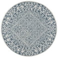 thumbnail image 2 of Safavieh Dip Dye Felicia Floral Area Rug, Blue/Ivory, 7' x 7' Round, 2 of 10