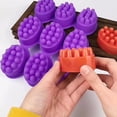 thumbnail image 4 of Sardfxul Silicone Soap Molds Oval Massage Bar Shapes Durable Non-Stick Silicone Soap Mold, 4 of 9