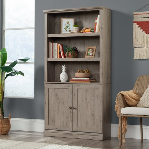 Sauder Miscellaneous Storage Library Laurel Oak finish