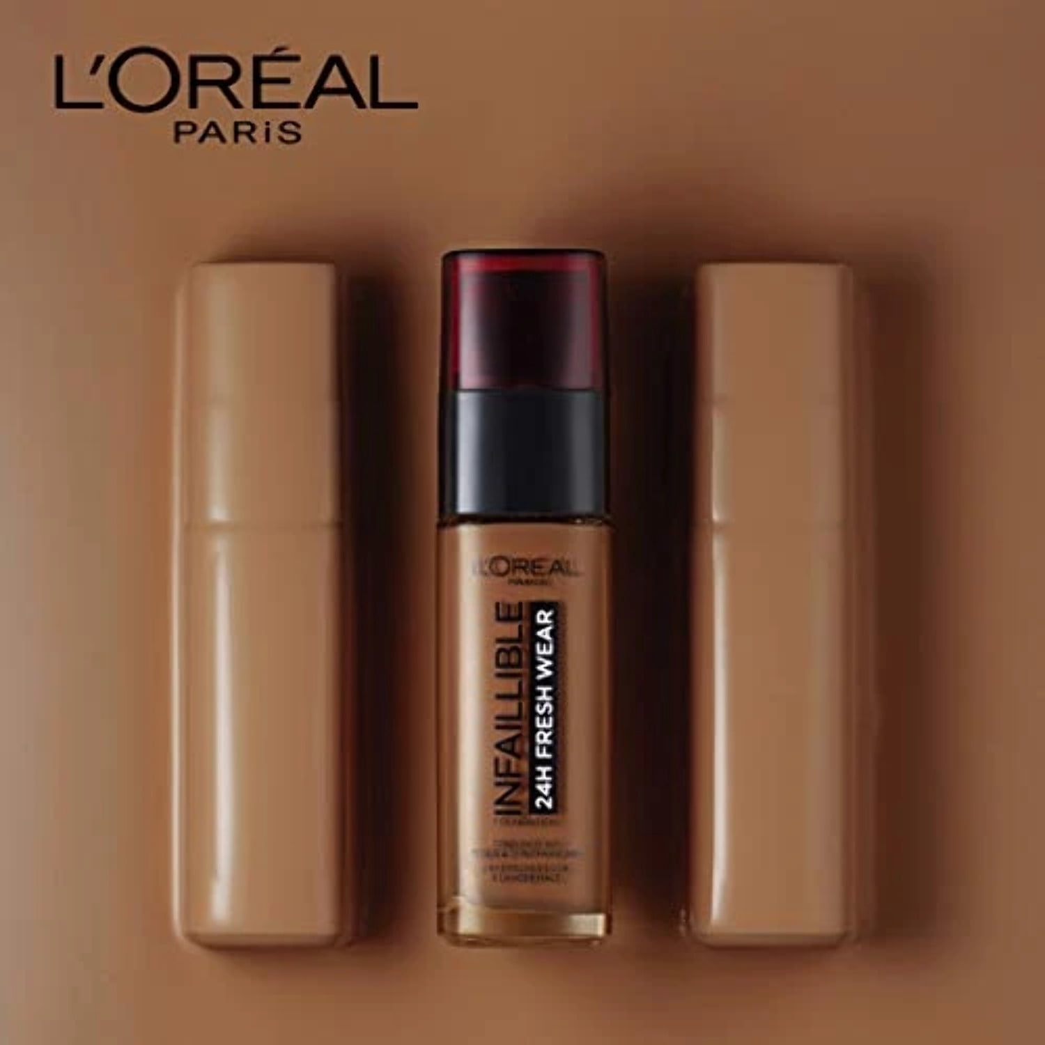 L'Oreal Paris Infallible 24H Fresh Wear Foundation, 125 Natural Rose, 30 ml