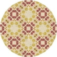 thumbnail image 1 of Ahgly Company Tapis d'Intérieur Lavables en Machine, Ronds, Transitionnels, Dorés, Ronds de 3', 1 of 7