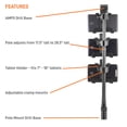 thumbnail image 2 of iBOLT TabDock Point of Purchase Wall Mount - with 3 Tablet Holders Perfect for Multiple delivery Applications (DoorDash, Uber eats, Postmates, etc.) Fits 7 to 10 inch Tablets, 2 of 5