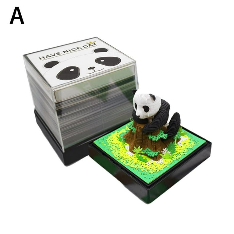 jileijar 3D Gaint Panda 2025 Calendar with Lights Everything