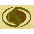 thumbnail image 1 of Ahgly Tapis Rectangulaire Lavable en Machine Intérieur Transitionnel Jaune Foncé Vert, 2 Pieds x 5 Pieds, 1 of 7