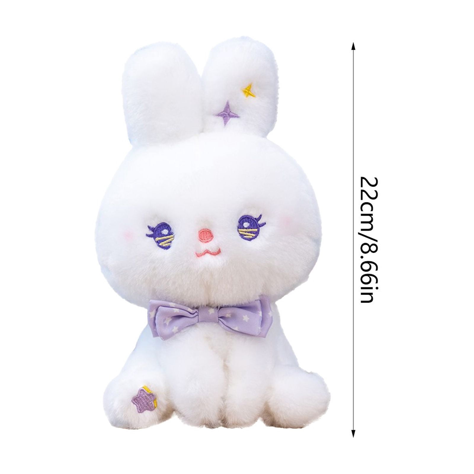 Momihoom White Cute Rabbit Plush Toy Doll Cute Little White Rabbit Doll Children'S Birthday Gift