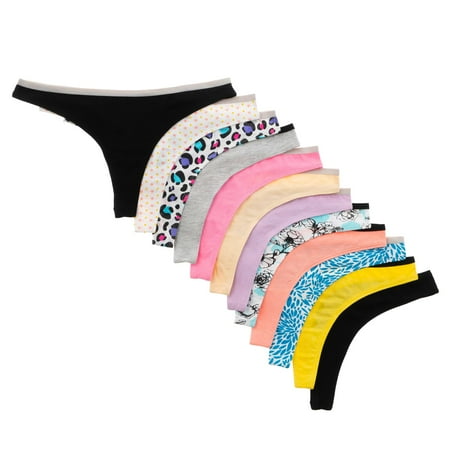 

Alyce Intimates Pack of 12 Womens Cotton Thong