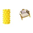 thumbnail image 1 of Adorno De Escritorio Con Florero De Porcelana Y Sofá De Madera En Miniatura Para Mesa De Casa De Muñecas, Muebles De Simulación Para Sala De Estar, Arreglo De Juguetes, 1 of 8