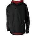 thumbnail image 3 of Holloway L Youth Wizard Pullover Black/Scarlet 229216, 3 of 4