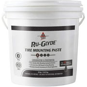 AGS Ru-Glyde Tire Mounting Paste - Lubricated & Protects, for Tires & Rims, 8 lb Pail