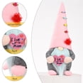 thumbnail image 3 of 2Pcs Gnome Doll for Mothers Day Gifts, Faceless Doll Love High Hat Rudolph Standing Doll Creative Gift Cloth Doll Gifts for Mom, 3 of 7