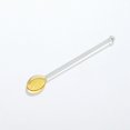 thumbnail image 3 of Cucharas de té de vidrio, cucharillas de té de vidrio borosilicato, aptas para lavavajillas, cuchara de té helado de vidrio Amarillo, 3 of 8
