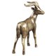 thumbnail image 4 of Vintage Brass Tibetan Antelope Statue Brass Figurine Creative Tibetan Antelope-shape Statue Desktop Decor, 4 of 4