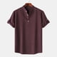thumbnail image 1 of pstuiky camisetas de hombre, Camisa hawaiana informal de manga corta con cuello alto y botones para hombre camisetas de hombre m, 1 of 9