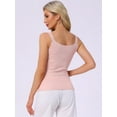 thumbnail image 3 of DARING DIVA Lace Camisole Tank Cotton Cami Pajamas Undershirt XS Pink, 3 of 6