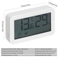 thumbnail image 4 of Thermo-Hygrometer,Time Display Compatible Indoor And With Office Baby / Time Indoor Thermometer Compatible With Compatible Compatiblethermometer Office With Temperature Indoor Indicator ℃/℉ Time Room, 4 of 7